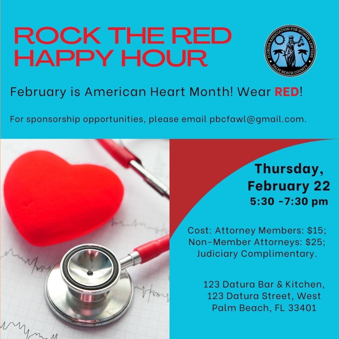 ROCK THE RED HAPPY HOUR